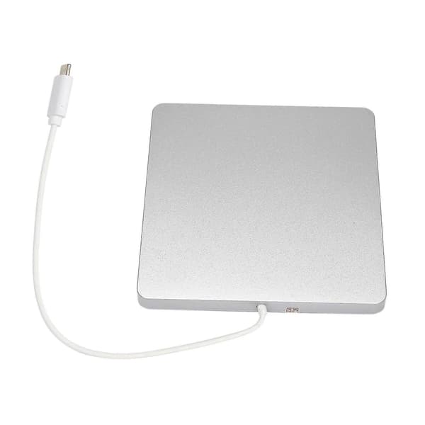 [LCS] USB-C DVD CD-stasjon Ekstern omskriver Type-C DVD/CD-brenner Bærbar DVD-stasjon Støtter Windows8/7/Vista