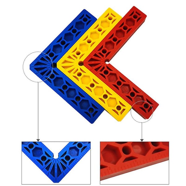 Clamping Squares Plus & Csp Clamps Set 90 Graders Positioneringsrutor Träbearbetning Snickarverktyg För Blue Two