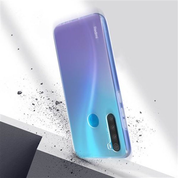 Kotelo, yhteensopiva Xiaomi Redmi Note 8 ja Note 8 2021 -puhelimien kanssa, kova takaosa ja pehmeä
