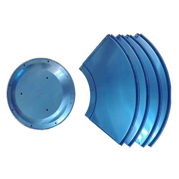 [LCS] Aluminium varmereflektorskjold 5 panel varmekonsentrert terrassevarmer