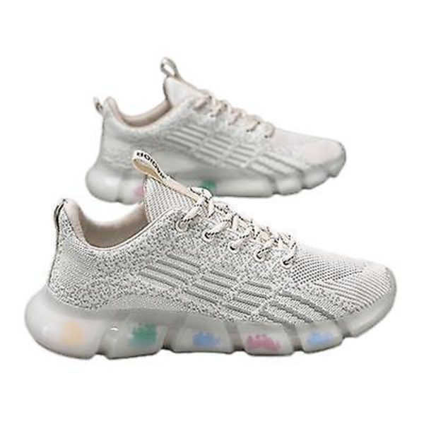 Herre Åndbare Sportssko Øger Fritids Trendy Sko M2200 beige 41