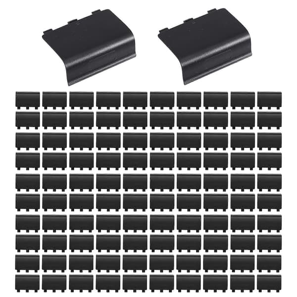 100 STK. Erstatningsbatteridæksel Bagside til Xbox One Controller til XboxOne Trådløs Gamepad Reparationsdele Black