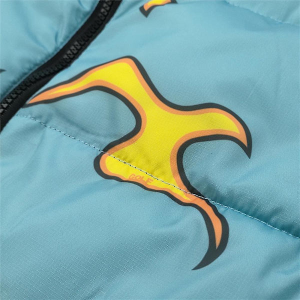 Luksus Herre Golf Blomst Le Fleur Tyler The Creator Blå Flamme Frakker & Jakker / Dunjakker Bomuld Varm Vinter M