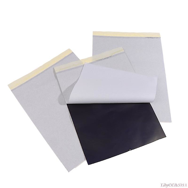 5 st/set A4 Återanvändbart Handritat Tatuering Transferpapper Schablon