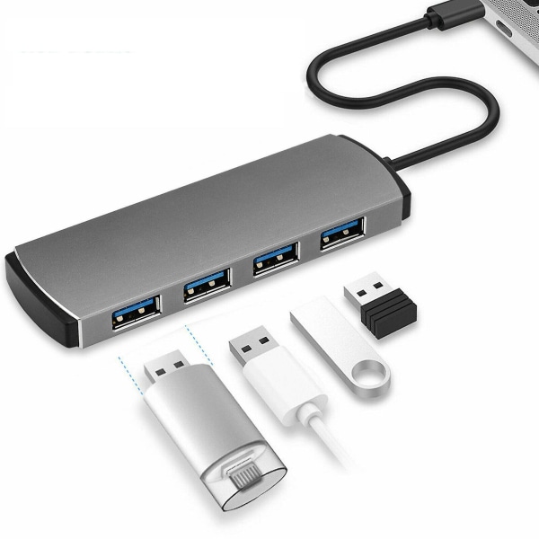 Type-C - USB-portit Muti Hub -sovitin