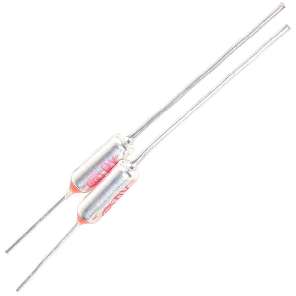 10 Stykker RY TF 133 Grader Celsius Termisk Sikring AC 250V 10A red  silver