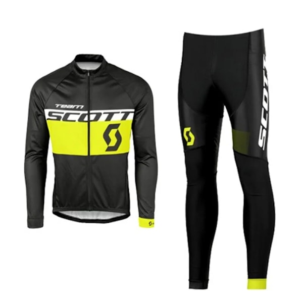 SCOTT 2023 mountainbike herre langærmet dragt cykeltøj åndbart MTB cykeltøj jersey ciclismo cykelsæt 7 L cycling set 7