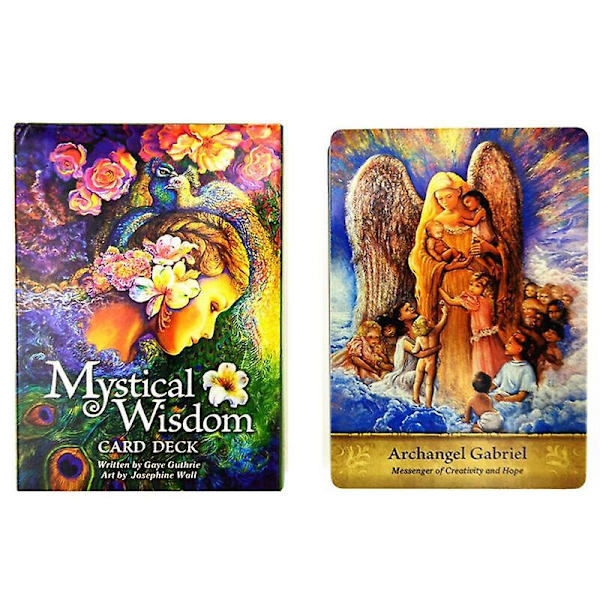 Mystisk Visdom Oracle Tarot Kit Kortspil Kortbog Æske Josephine Spil
