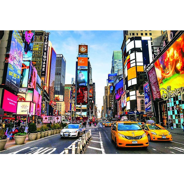 1000 Brikker Puslespill Voksen Resirkulert Materiale Puslespill Avslapning Meditasjon Time Square
