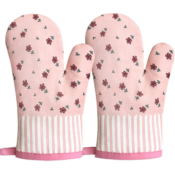 [LCS]Par (rosa blomma) Ugnsvantar, Köksvantar, Grillvante