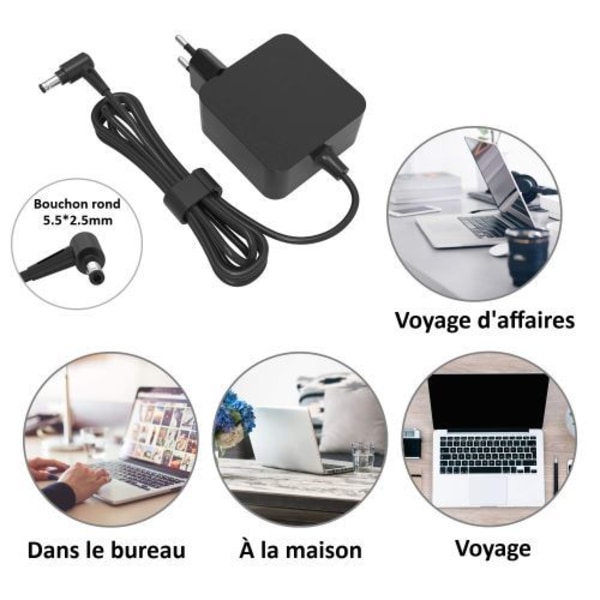 Laddare för Asus ADP-65DW C Laptop Strömadapter 19V 3.42A 65W