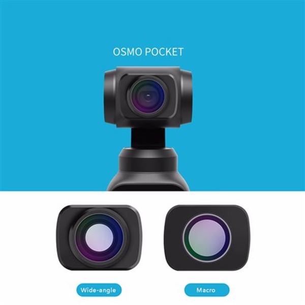 Vidvinkel makroobjektiv för DJI OSMO POCKET HD antivibrations s