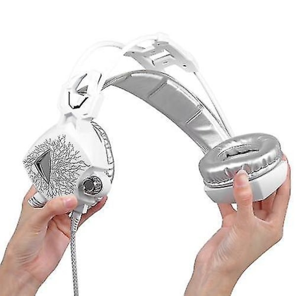 LETTON W9 USB Värikäs Taustavalaistu Peli Kuulokkeet Ilman Pakkausta