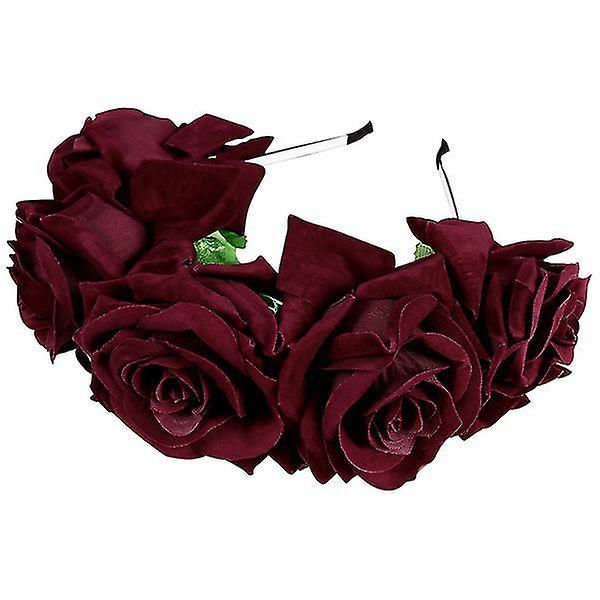 Elegant og sjarmerende rosehårbøyle for bryllupsbankett