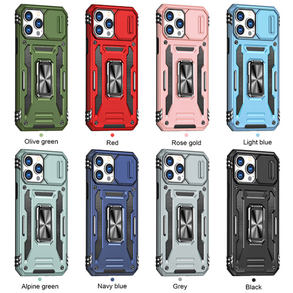 1 egnet for Apple iPhone 15 Pro Max kunderingholder anti-fall skall XS Max skyvevindu Pro