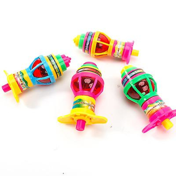10 st LED Lysande Blinkande UFO Snurror