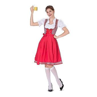 Oktoberfestkostym för kvinnor - Klänning till bayersk karneval, 100 % ny