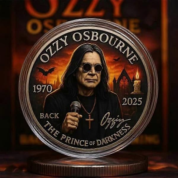 Ozzy Osbourne Avsked Minnesmynt - Rocklegend Hyllningssamlarobjekt A