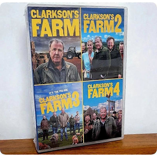 [LCS]Clarkson's Farm (Sæson 1-4 DVD) 8-Disc engelsk version Box Set Ny