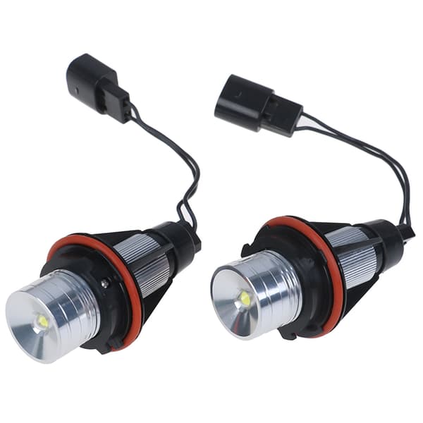 [LCS]2 stk. LED Angel Eyes Marker Lys til E39 E53 E60 E61 E63 White