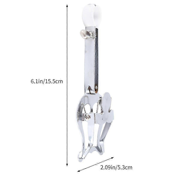 [LCS] Trompet Clip Noder Holder Clip-on Stativ Bærbar Node Clip Nodestativ Tilbehør Silver