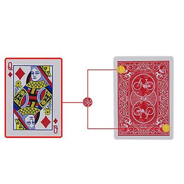 Salaiset merkityt tunnistettavat taikapokeri, juhlapelilelut taikatarvikkeet