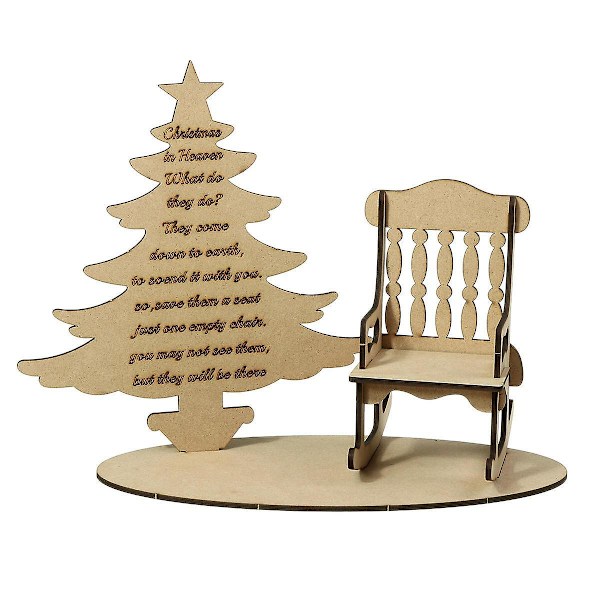 Christmas In Heaven DIY Puinen Muisto Rakas Puun Koristeet Askartelu