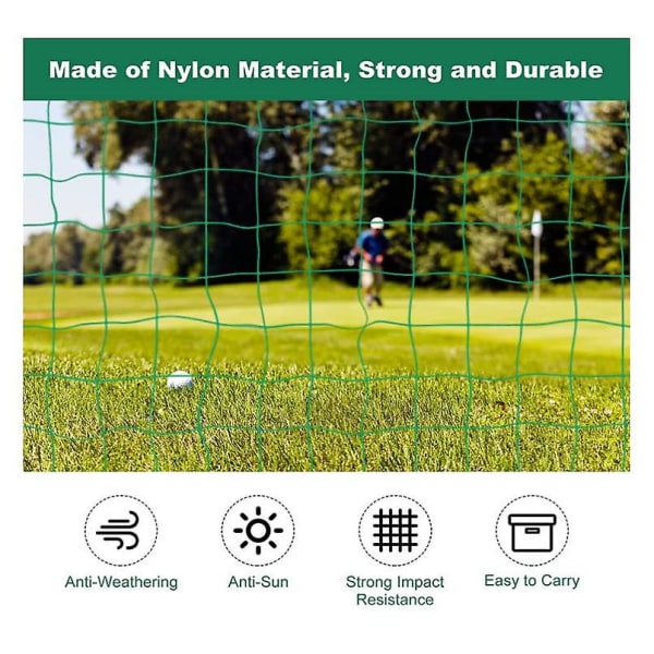 Trädgårdsdamm Nät Golf Träning Barriärnät 2cm 4cm Maskstorlek green 2cm mesh