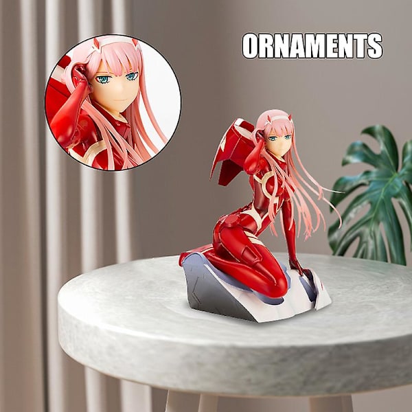 16cm Anime Darling In The Franxx Zero Two 02 Toimintahahmo Kestävä Figuriini Pöytäpatsas Lahjaidea