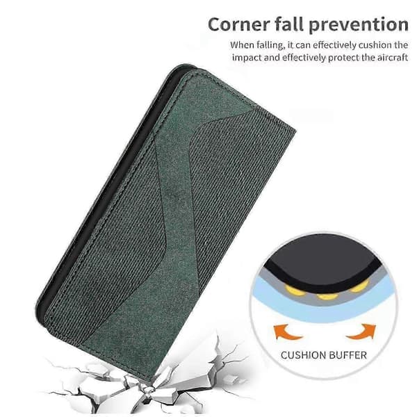 [LCS]Stativfodral för Samsung Galaxy A41 med PU-läderfodral Green Samsung Galaxy A41