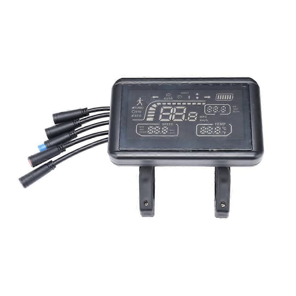 Elektrisk Scooter Display Kontrolpanel Hastighed Gear Strømtilstand Indikator Måler Vandtæt Dashboard Tilbehør black