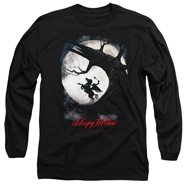 Sleepy Hollow Unisex Voksen Plakat T-Shirt S Sort Sort S Black