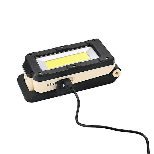 USB Ladattava Työvalo, Cob Led Magneettinen Tarkastusvalo, Ulkovalaistus, Taskulamppu, Kannettava Mini Taskulamppu, Magneettijalustalla Ja Koukulla, S