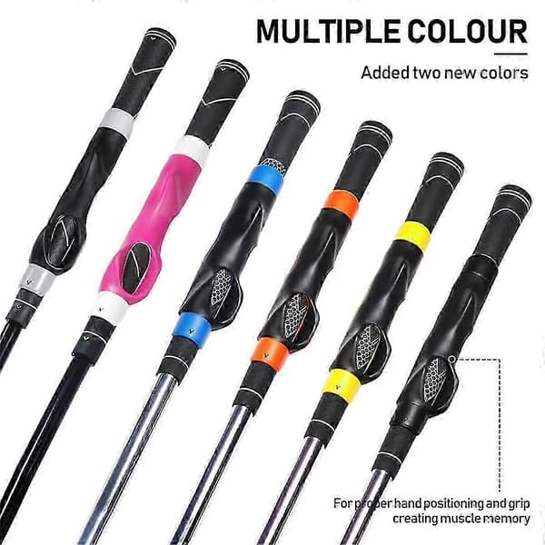[LCS]Golf Grip Training Aid Golf Club Handle for Swing Grip Trainer Left Right Hand Practice Aid well