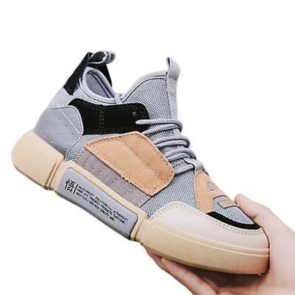 Casual Trendiga skor, Sneakers, Sport löparskor gray 42