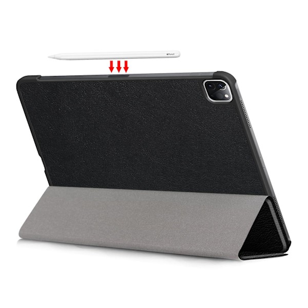 Trifold PU Læder Tablet Cover til Apple Ipad Pro 11 Tommer 2020 black