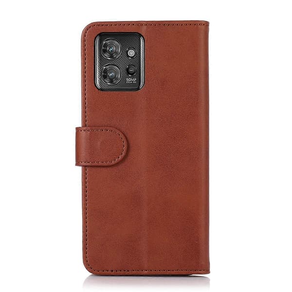 [LCS] För Motorola ThinkPhone 5G Mobilskal i läder med kohudstextur Brown