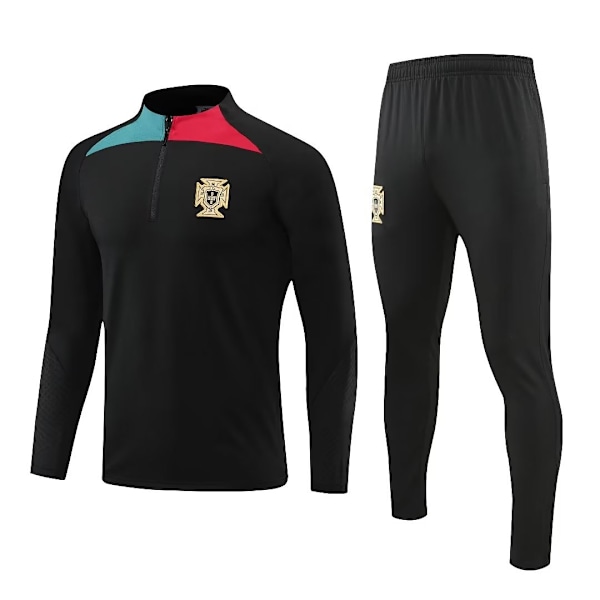 Portugal Langermet Fotballtrøye Herre Portugal Fotballtreningsklær XL Portugal