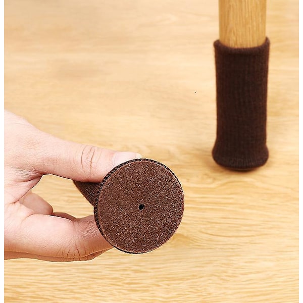 4 st 16 st Stolsbensstrumpor Hög Elastisk Möbelstrumpor Halkfria Möbelskydd 16pcs