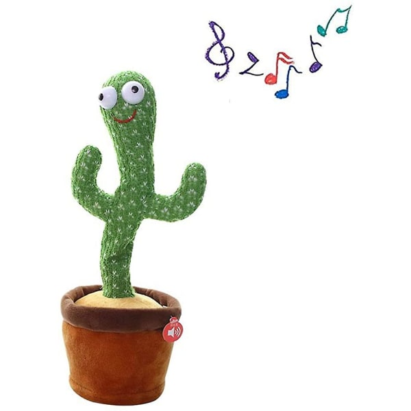 Cactus Plyschleksaker Elektronisk dansande kaktus, sjunger Early Childh