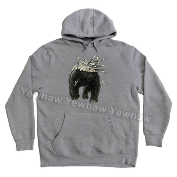 Hardcore Honey Badger -huppari Gray S