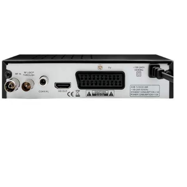 [LCS]Dvb T2 Hevc 265 Digital TV-mottaker Dvb-t2 265 1080p Hd-dekoder Usb Terrestrisk TV-mottaker Epg satt til