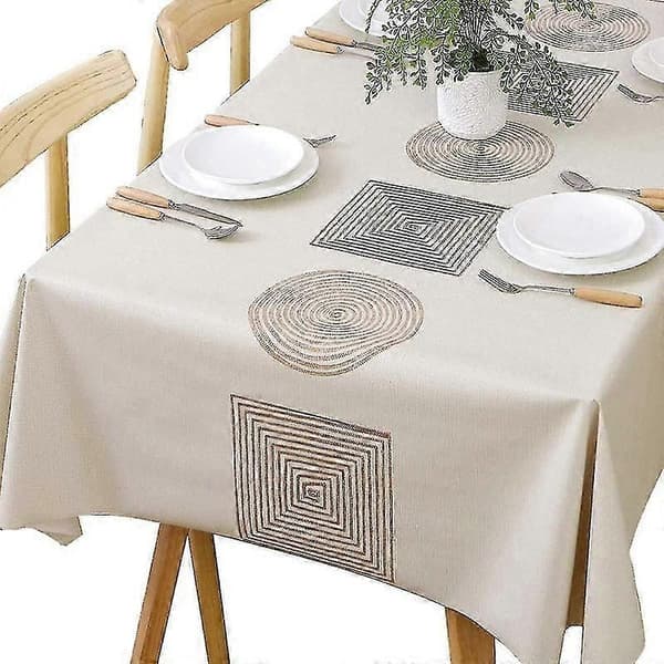 [LCS]Fläckbeständig PVC-duk 140 x 220CM för matsal