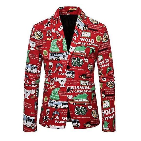 Julefrokost Herrejakke Red XL