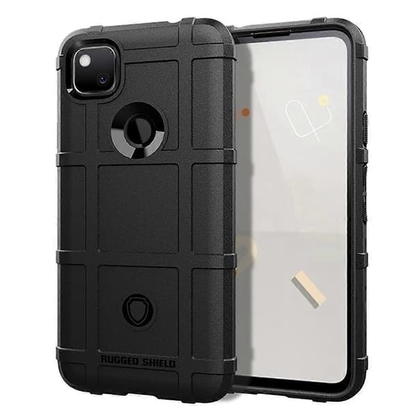 [LCS] For Google Pixel 5 Full Coverage Støtsikkert TPU-deksel Black