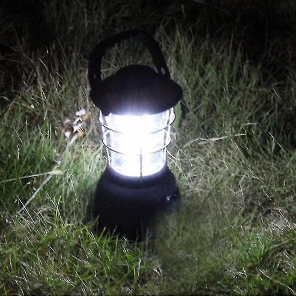 Solarlampa Handvev Dynamo 36 LED Campinglampa Nödlampa