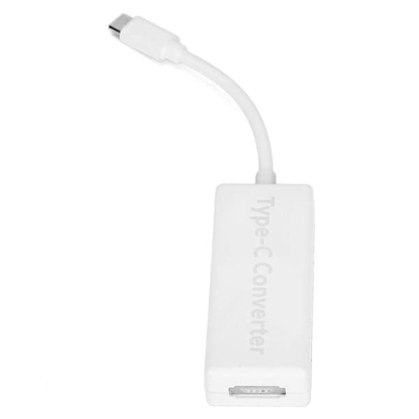 Adapter til MagSafe 2/1 til TypeC-konverter til MacBook Switch-spillekonsoller Mobiltelefoner Notebooks (hvid)