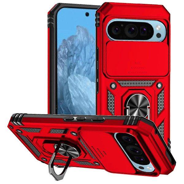[LCS]Skjutbart Camshield-hållarfodral för telefon Red For Google Pixel 10