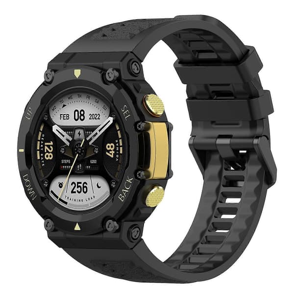 [LCS] Til Huami Amazfit T-Rex 2 Erstatningsurrem Urrem Universal 22mm Silikone Urrem Multicolor Style A