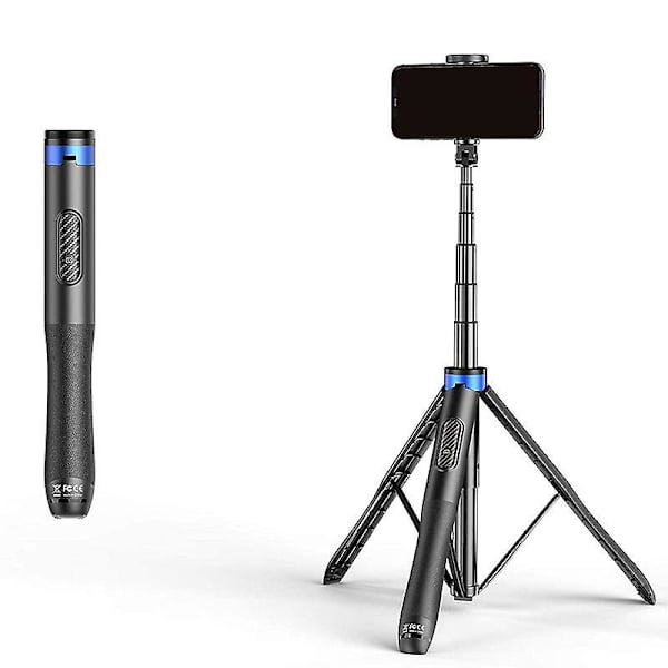 Bluetooth Selfie Stick Tripod med Trådløs Fjernbetjening